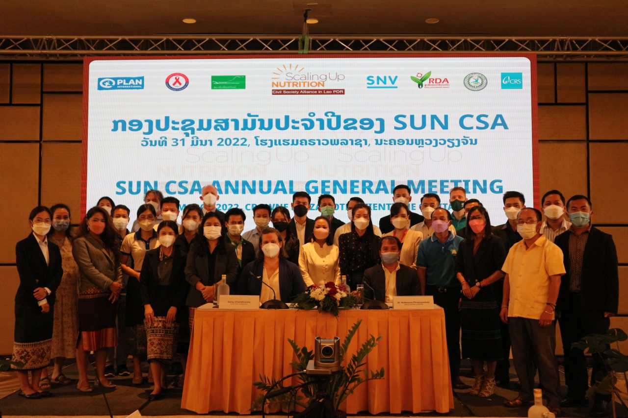 SUN CSA Laos Annual General Meeting, 31 March 2022 at Crowne Plaza